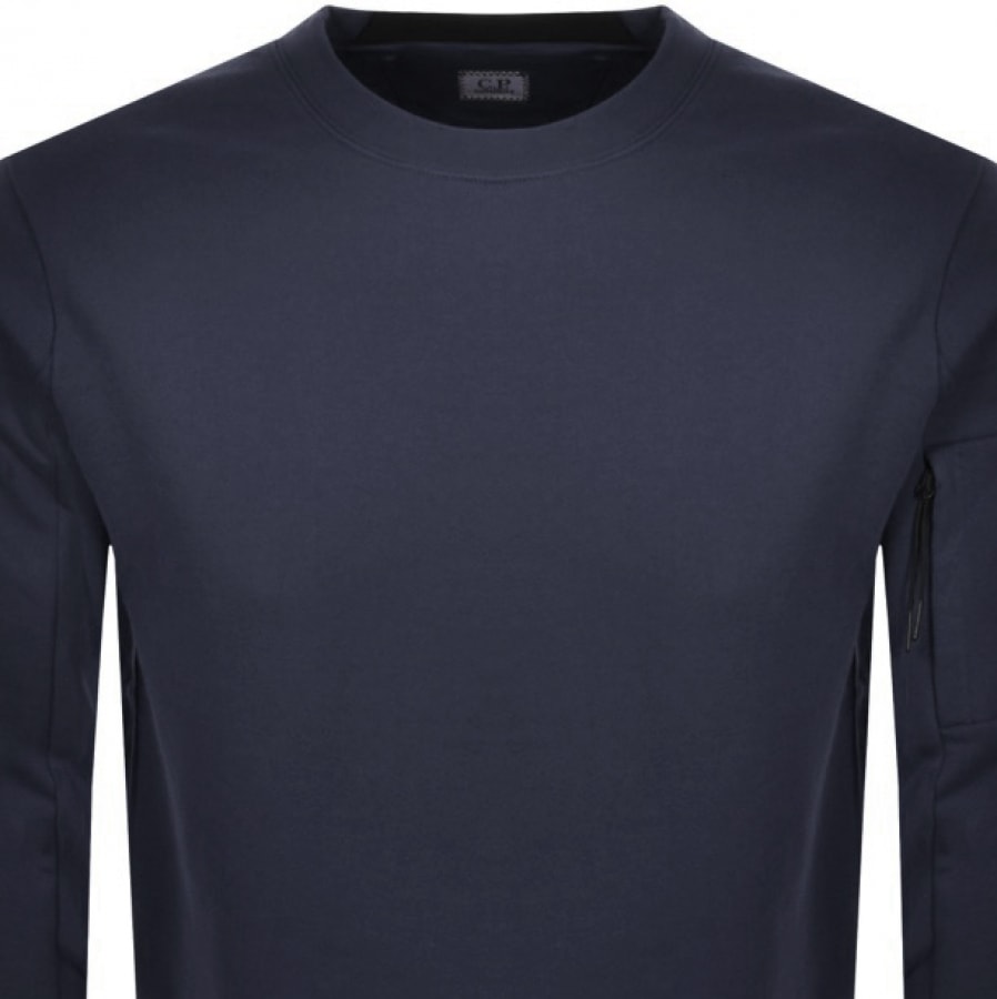 Alternative Image for ProductCP Company Crew Neck Sweatshirt Navy2